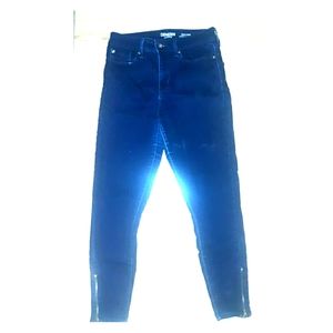 High Rise Ankle Skinny Jeans